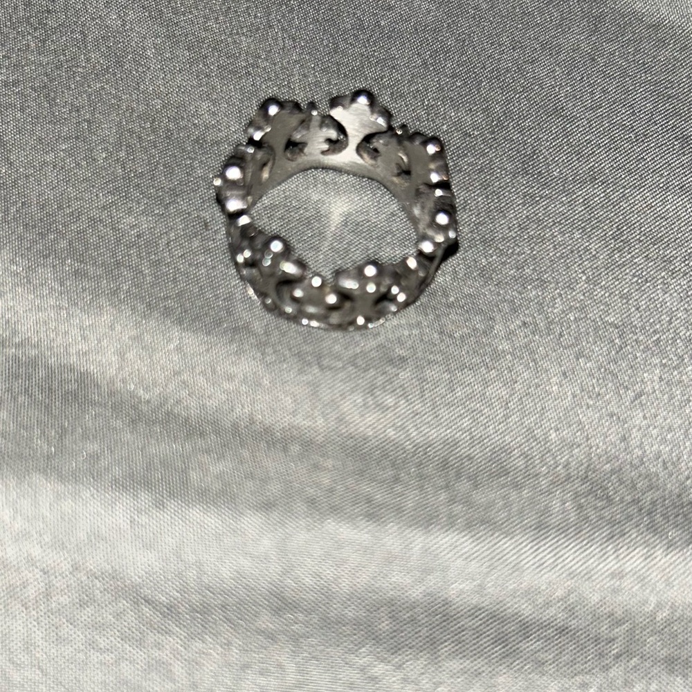 Silver Crown Ring - Picture 2 of 5